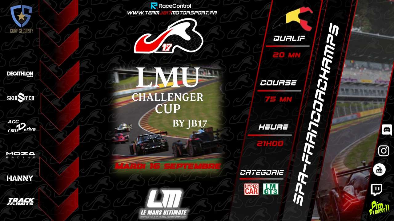 LMU Challenger Cup By JB17